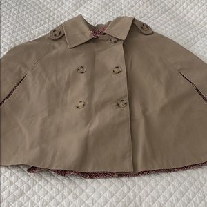 Kids Tan Cape Coat